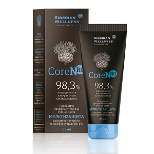 Siberian Wellness CoreNRG Extra Rich Botanical Toothpaste MULTI DEFENSE Supports Healthy Oral Flora