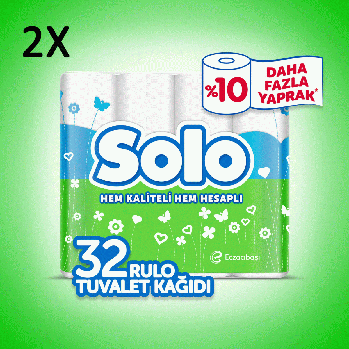 Solo Tuvalet Kağıdı 32' li X 2 adet