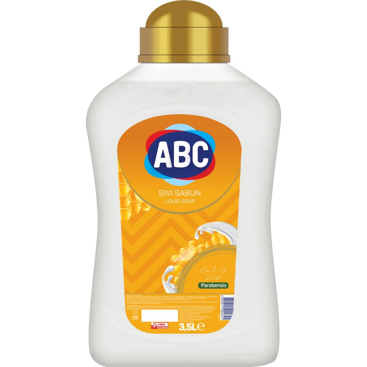 ABC Sıvı Sabun Bal & Süt 3500 ml
