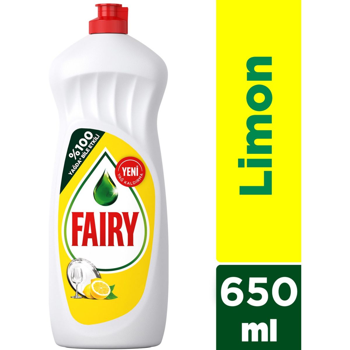 Fairy 650 ml Sıvı Bulaşık Deterjanı Limon
